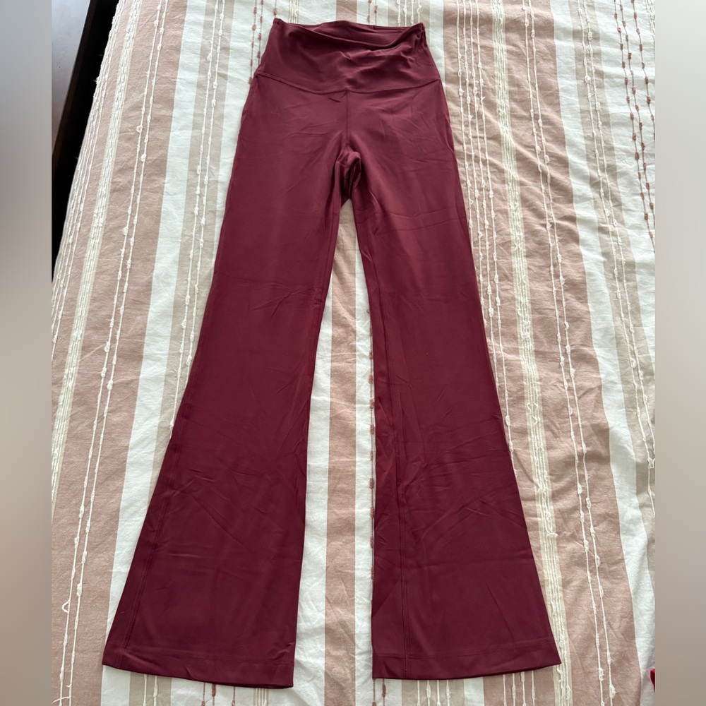 Lululemon Groove High Rise Wide Leg Flared Pant